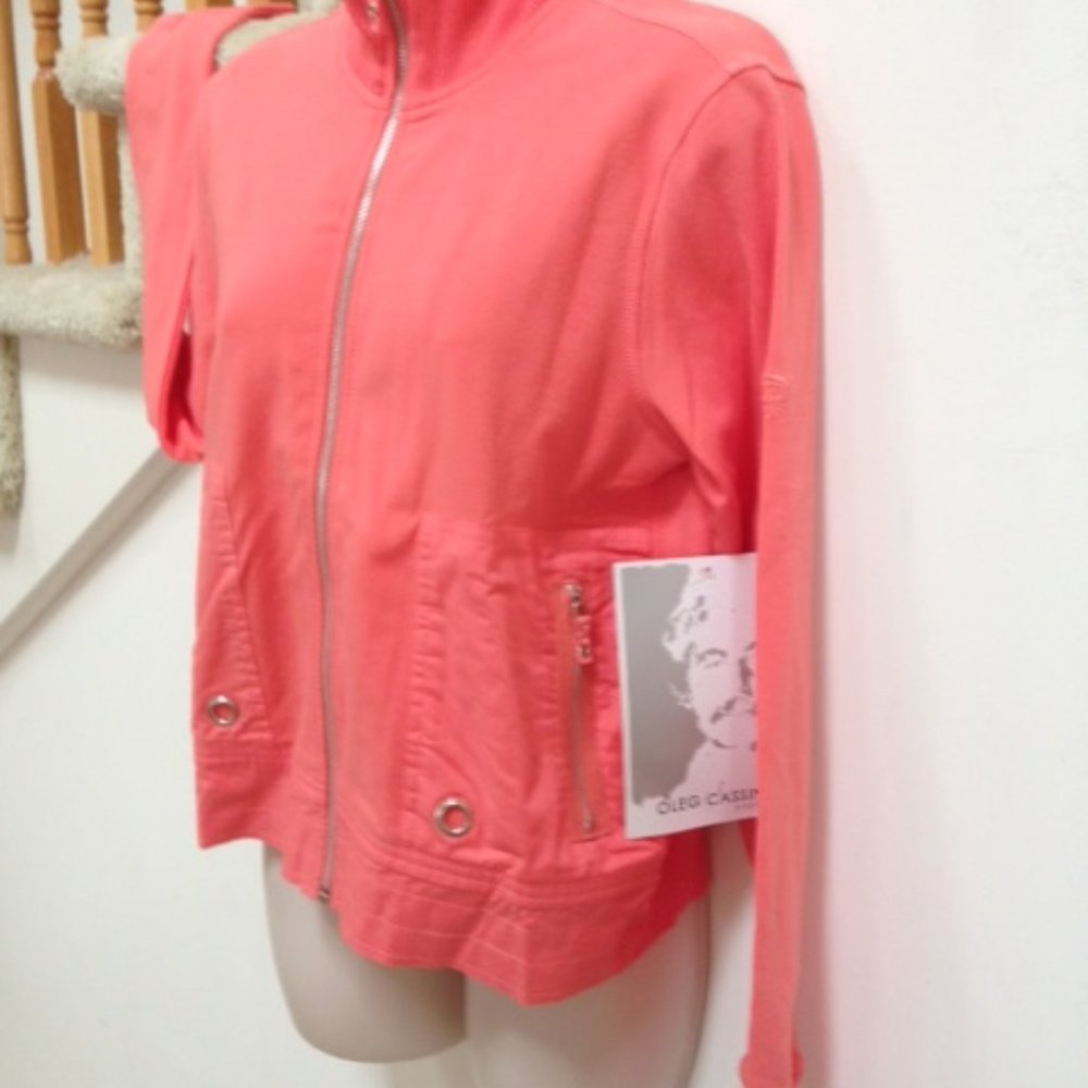 OLEG CASSINI Sport Stretch Jacket, Size S, 95% COTTON, 5% Spandex - Picture 5 of 7